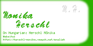monika herschl business card